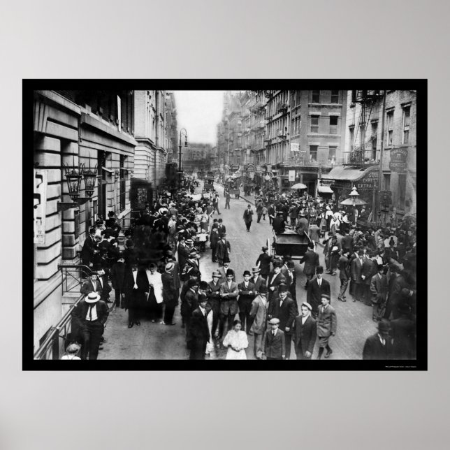 Póster Diversão de Ano Novo Judaica no Lado Leste de NYC  (Frente)