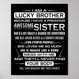 Poster Diversão De Natal Para Irmão Da Irmã 1
