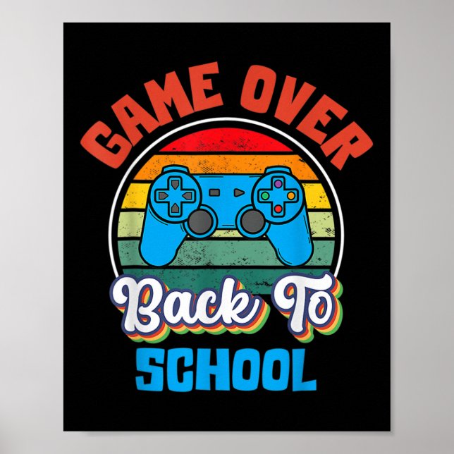 Poster Diversão de Volta às Aulas Jogo Sobre Professor Al (Frente)