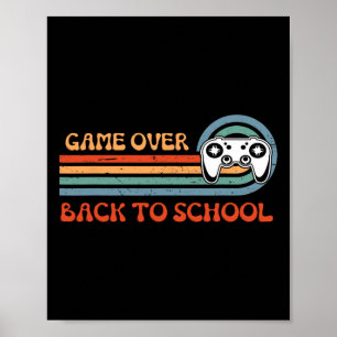 Poster Diversão de Volta às Aulas Jogo Sobre Vídeo de Pro
