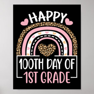 Poster Diversão Do Primeiro Grau 100 Dias De Professora
