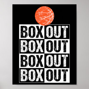Poster Diversão do treinador de basquetebol dizendo: