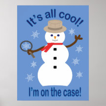 Diversão e Rico É tudo Legal Detetive Snowman