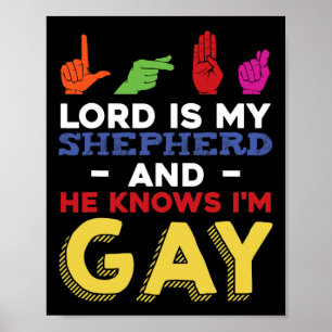 Poster Diversão LGBT Orgulho gay Mês de Consciência ASL S