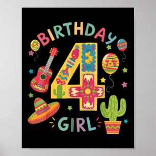 Poster Diversão Mexicana do Partido Pensado 4º Aniversári