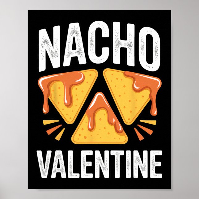 Poster Diversão Nacho Dia dos Namorados Comida Chips Molh (Frente)