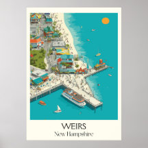 Diversão no Tabuleiro de Weirs New Hampshire