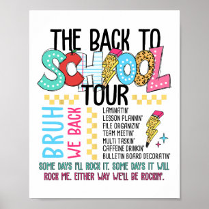 Poster Diversão no Tour de Férias de Verão De Volta à Esc