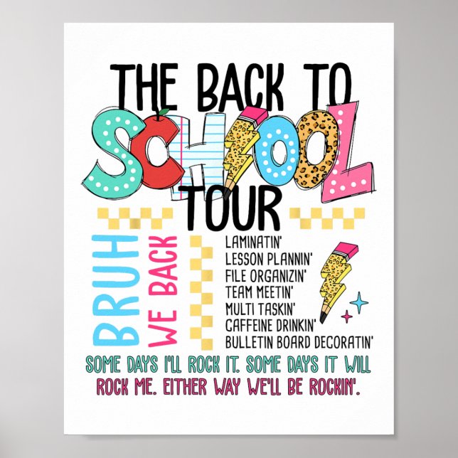 Poster Diversão no Tour de Férias de Verão De Volta à Esc (Frente)