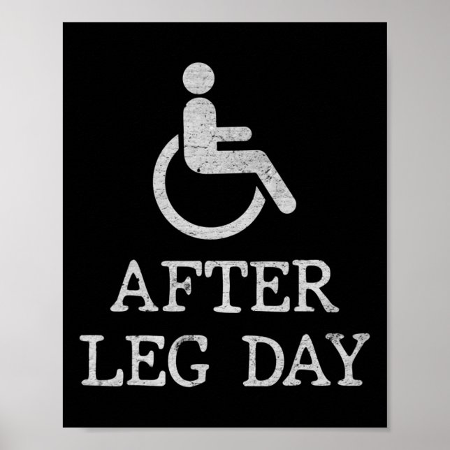 Poster Diversão para utilizadores de cadeiras de rodas De (Frente)