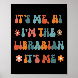 Poster Diversão Sou eu oi sou o bibliotecário Sou eu