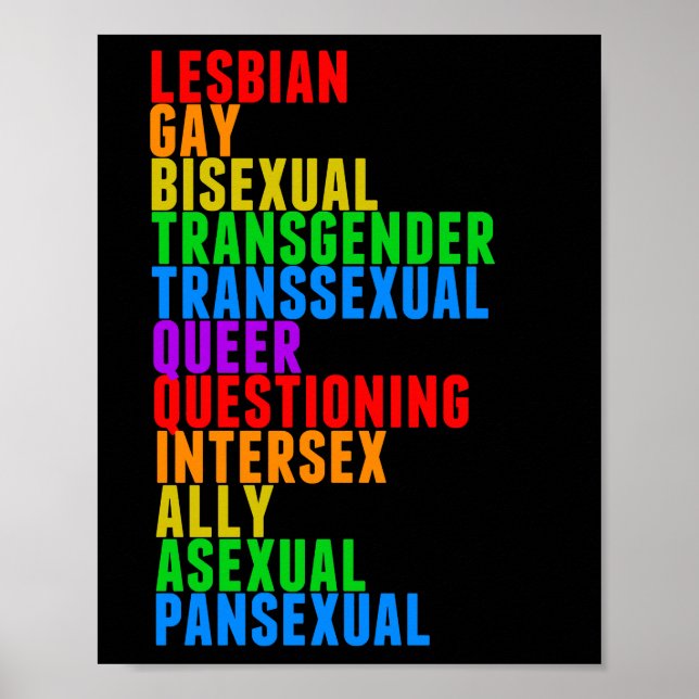 Poster Diversidade do Orgulho LGBTTQIAAP Arco-Íris Acróti (Frente)