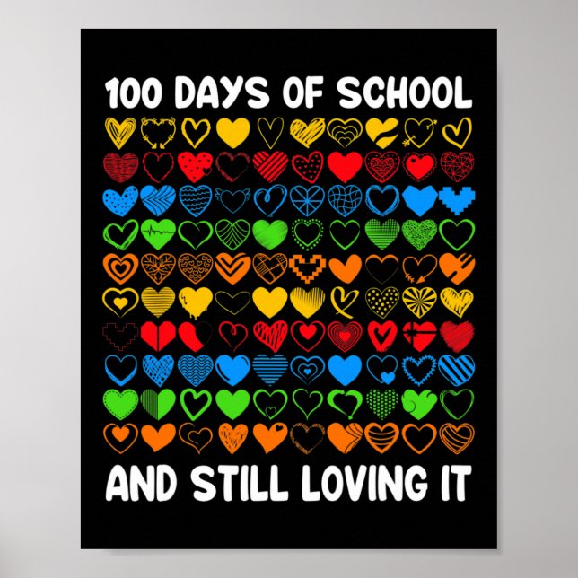 Poster Divertido 100 Dias De Escola E Ainda Adorando Garo (Frente)