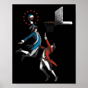 Poster Divertido 4 de Julho - Enterro Patriótico - Vintag