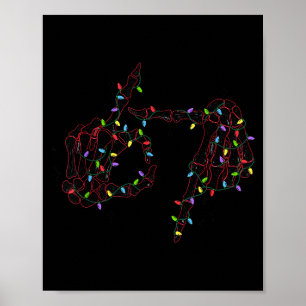 Poster Divertido 67 Mão Seis Sete Meme Brainrot Natal Xm