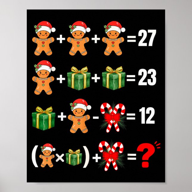 Poster Divertido 67 Meme Doce Alegre Papai Noel Professor (Frente)
