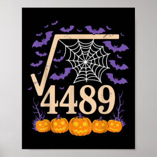 Poster Divertido 67 Meme Professor de Matemática 6 7 Raiz