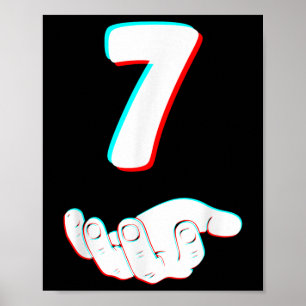 Poster Divertido 67 Seis Sete Meme Casal Combinando Hallo