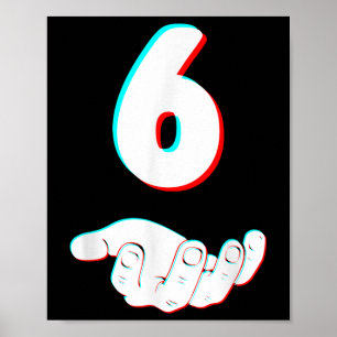 Poster Divertido 67 Seis Sete Meme Casal Combinando Hallo