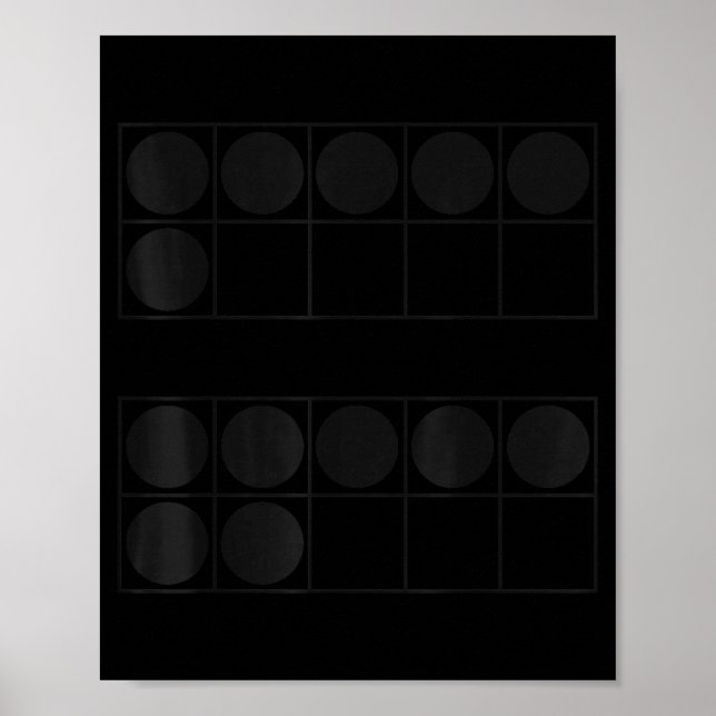 Poster Divertido 6 7 Número Professores Alunos Seis Sete  (Frente)