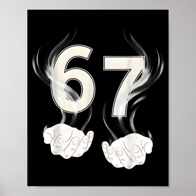Poster Divertido 6 7 Seis Sete 67  (Frente)