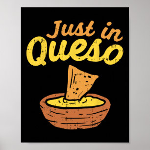 Poster Divertido Apenas Em Queijo Queso Cinco De Maio Nac