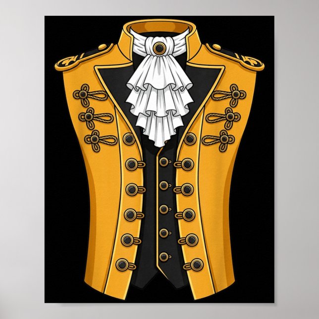 Poster Divertido Colonial Século XVIII Histórico América (Frente)