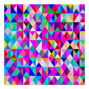 Póster Divertido com Geometrics...  .