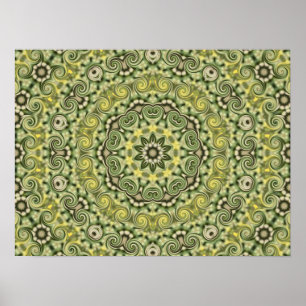 Poster Divertido com o Verde limão