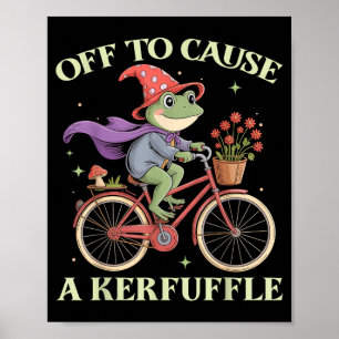 Poster Divertido fora para causar um tumulto Mágico capri