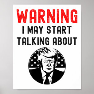Poster Divertido Pró Donald Trump Republicano Americano C