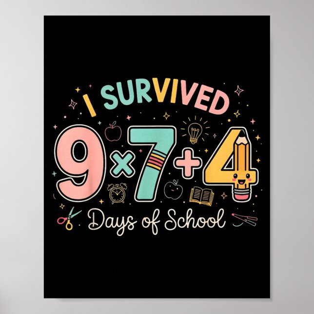 Poster Divertido Seis Sete 67 Dias De Escola Meme Profess (Frente)