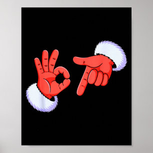Poster Divertido Seis Sete 67 Meme 6 7 Natal Papai Noel M