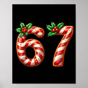 Poster Divertido Seis Sete 67 Meme Geração Alpha Gíria 6 