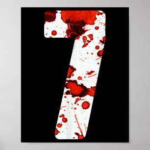 Poster Divertido Seis Sete 6 7 Design de Meme Casais Hall