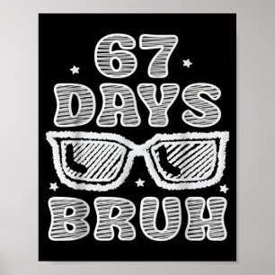 Poster Divertido Seis Sete 6 7 Meme Professor 67 Dias Bru