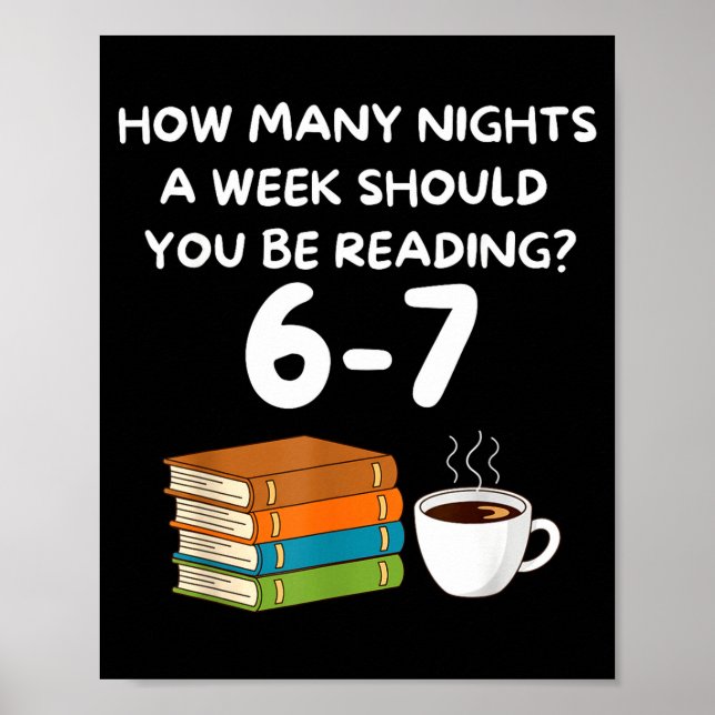 Poster Divertido Seis Sete 6 7 Meme Professor Design Leit (Frente)