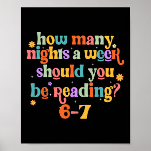 Poster Divertido Seis Sete 6 7 Meme Professor Design Leit