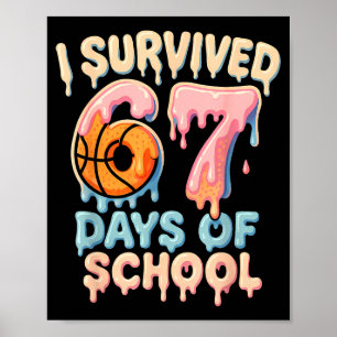 Poster Divertido Seis Sete 6 7 Meme Z Geração Eu Sobreviv