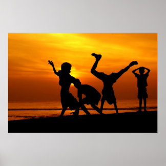 Poster Divertir-Se Ao Sunset