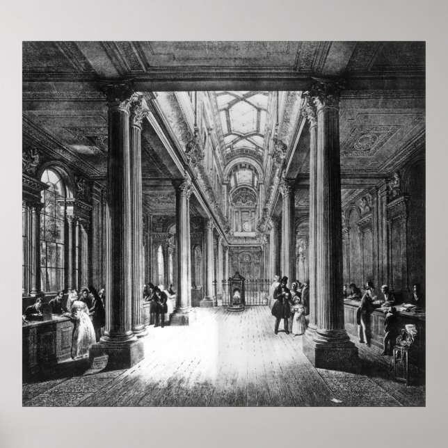 Poster Dividend Office, Bank of England (Frente)