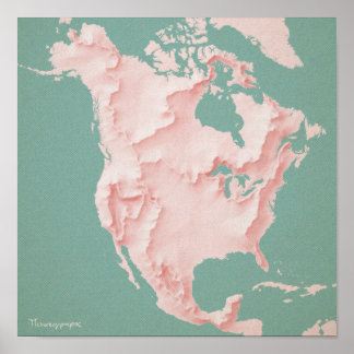 Poster Dividendos Continental da América do Norte