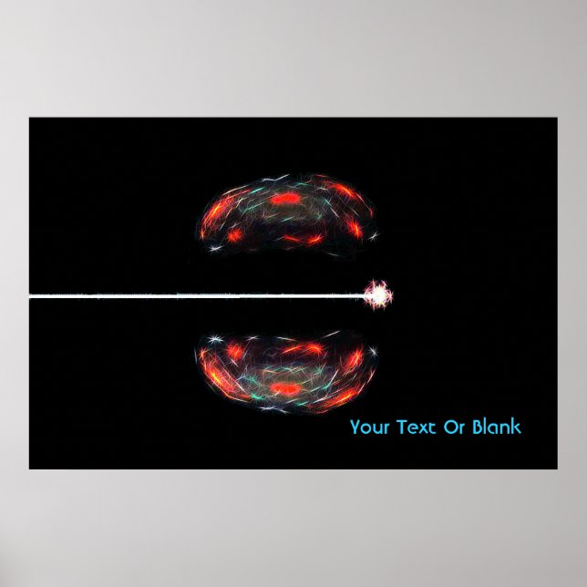 Poster Dividindo O Atom (Frente)