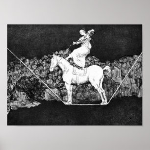 Poster Dividir pontual, Claro Folly de Francisco Goya
