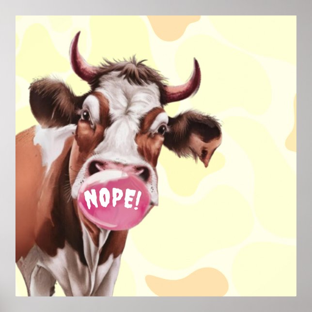 Poster Divino Bovine Torne Seu Próprio Personalizado (Frente)