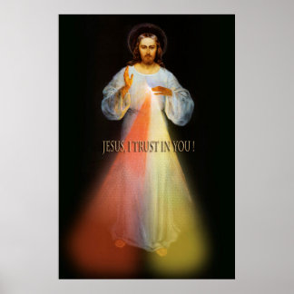 Poster Divino Compaixão Jesus, Eu Confio Em Você!