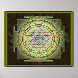 Poster divino de Sri Yantra10