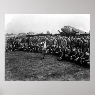 Poster Divisão de Transporte Aéreo de ruas 101