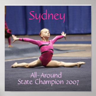 Poster Divisões de ginástica