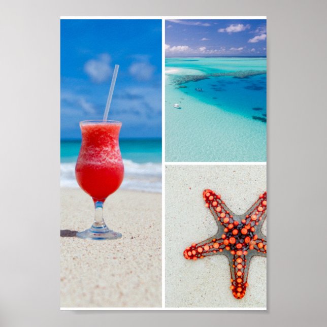 Poster Divisória de praia (Frente)